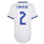 Real Madrid 2021-2022 Womens Home Shirt (CARVAJAL 2)