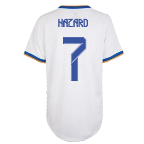 Real Madrid 2021-2022 Womens Home Shirt (HAZARD 7)