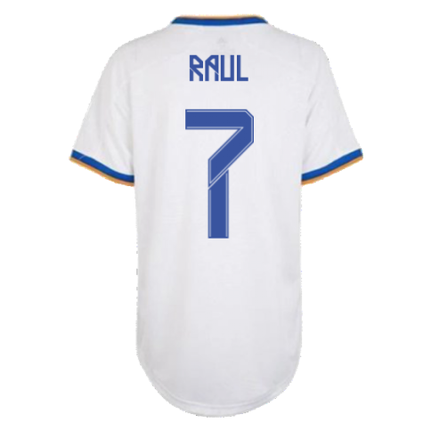 Real Madrid 2021-2022 Womens Home Shirt (RAUL 7)