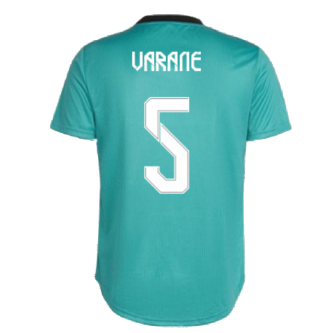 Real Madrid 2021-2022 Womens Third Shirt (VARANE 5)