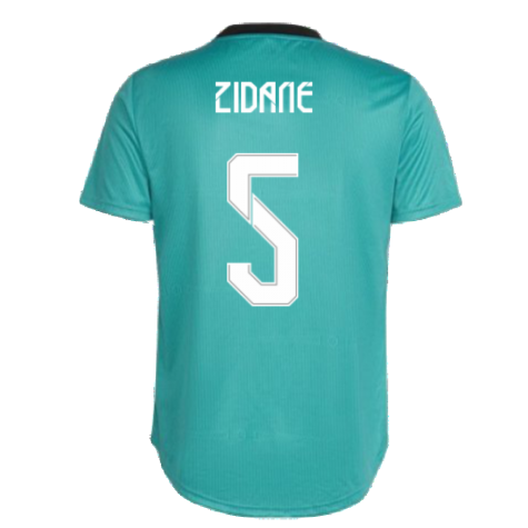 Real Madrid 2021-2022 Womens Third Shirt (ZIDANE 5)