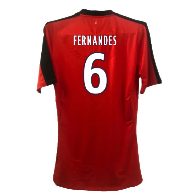 Rennes 2016-17 Home Shirt (Sponsorless) (XL) (Excellent) (Fernandes 6)