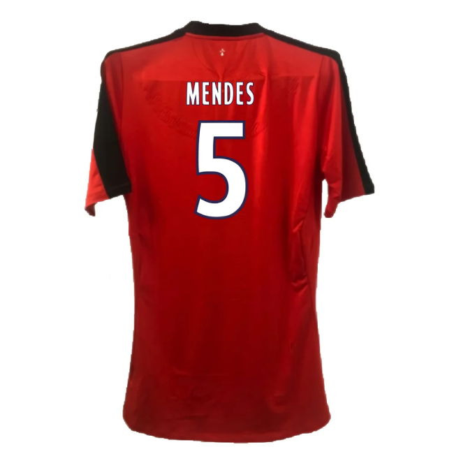 Rennes 2016-17 Home Shirt (Sponsorless) (XL) (Excellent) (Mendes 5)