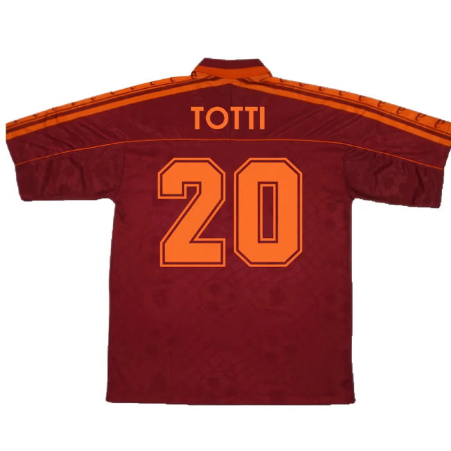 Roma 1995-96 Home Shirt (Good) (Totti 20)