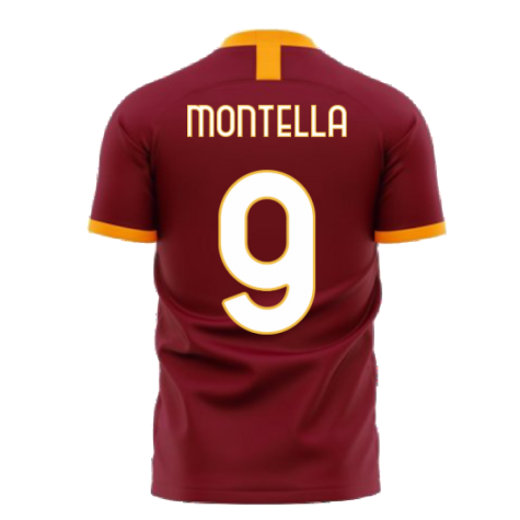 Roma 2023-2024 Home Concept Football Kit (Libero) (MONTELLA 9)
