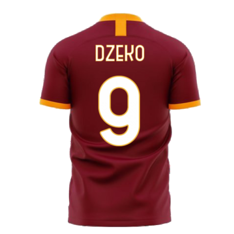 Roma 2023-2024 Home Concept Football Kit (Libero) - No Sponsor (DZEKO 9)