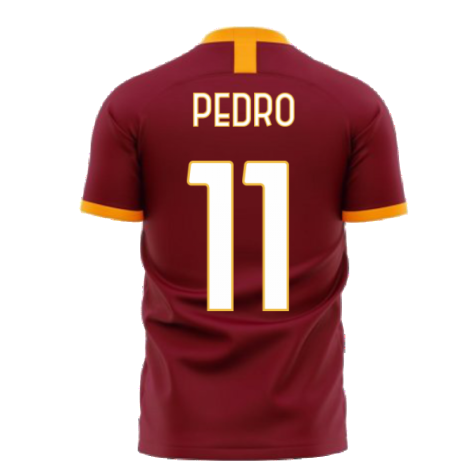 Roma 2024-2025 Home Concept Football Kit (Libero) (PEDRO 11)