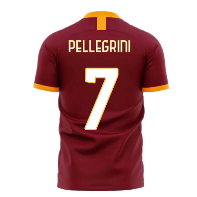 Roma 2025-2026 Home Concept Football Kit (Libero) (PELLEGRINI 7)