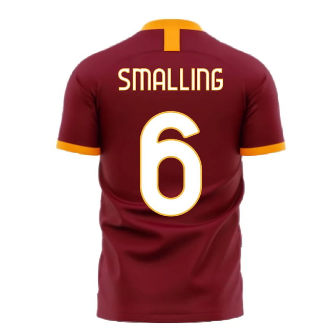 Roma 2025-2026 Home Concept Football Kit (Libero) (SMALLING 6)