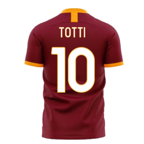 Roma 2025-2026 Home Concept Football Kit (Libero) (TOTTI 10)