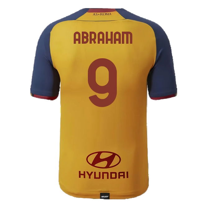Roma 2021-22 Third Shirt ((Excellent) S) (ABRAHAM 9)
