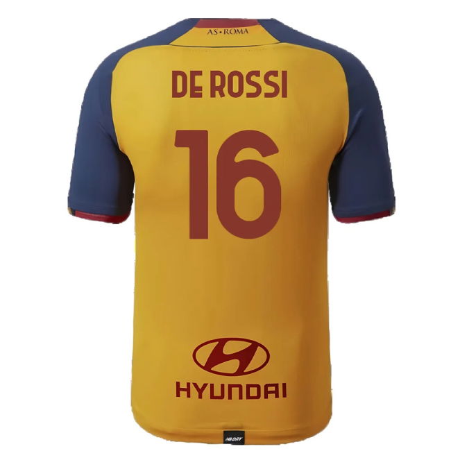 Roma 2021-22 Third Shirt ((Excellent) S) (DE ROSSI 16)