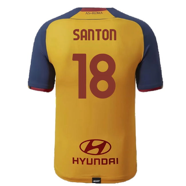 Roma 2021-22 Third Shirt ((Excellent) S) (SANTON 18)