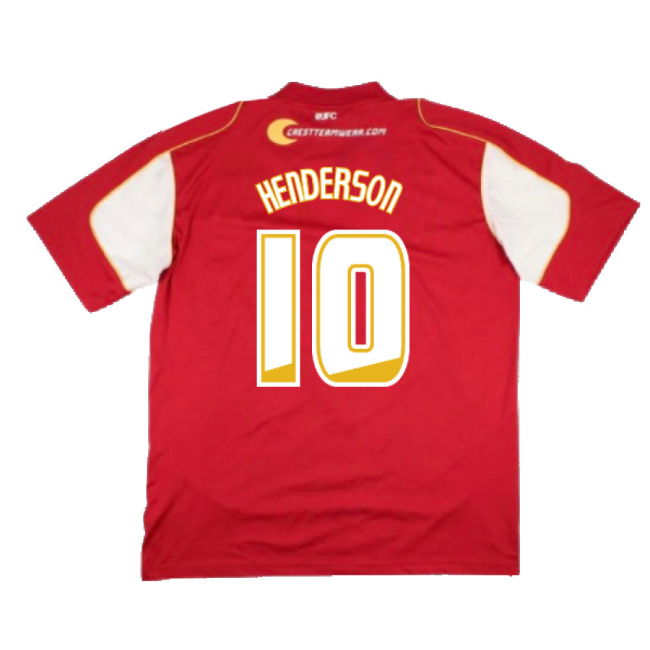 Rotherham 2006-07 Home Shirt (XL) (Very Good) (Henderson 10)