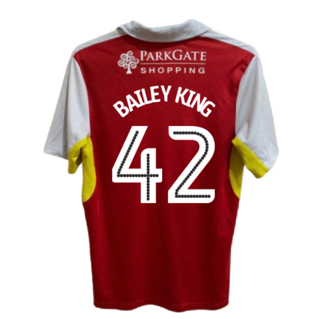 Rotherham 2016-17 Home Shirt ((Good) XL) (Bailey King 42)