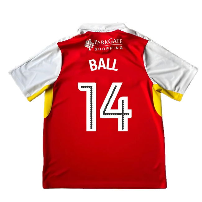 Rotherham 2016-17 Home Shirt ((Good) XL) (Ball 14)