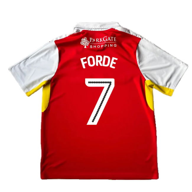 Rotherham 2016-17 Home Shirt ((Good) XL) (Forde 7)