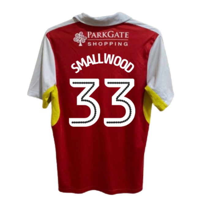 Rotherham 2016-17 Home Shirt ((Good) XL) (Smallwood 33)