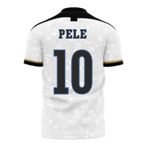Santos 2025-2026 Home Concept Football Kit (Libero) (PELE 10) - Kids