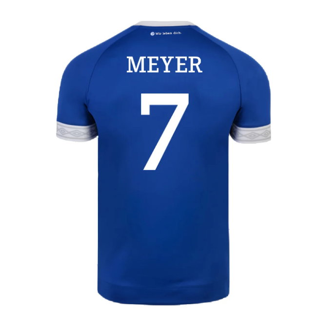 Schalke 2018-19 Home Shirt (2XL) (Excellent) (Meyer 7)
