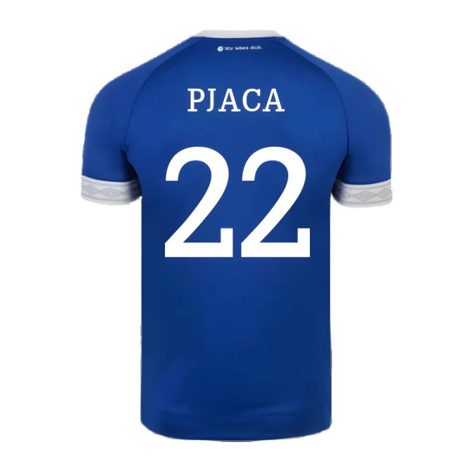 Schalke 2018-19 Home Shirt ((Mint) XXL) (Pjaca 22)
