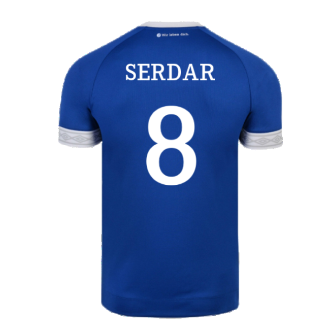 Schalke 2018-19 Home Shirt ((Mint) XXL) (Serdar 8)