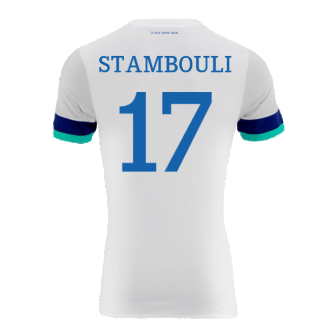 Schalke 2019-20 Away Shirt ((Mint) L) (STAMBOULI 17)