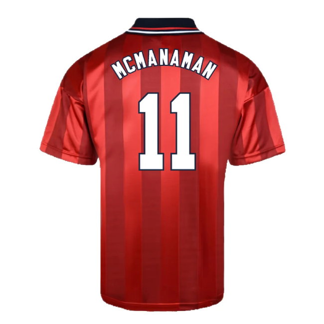 Score Draw England 1998 World Cup Finals Away Retro Football Shirt (MCMANAMAN 11)