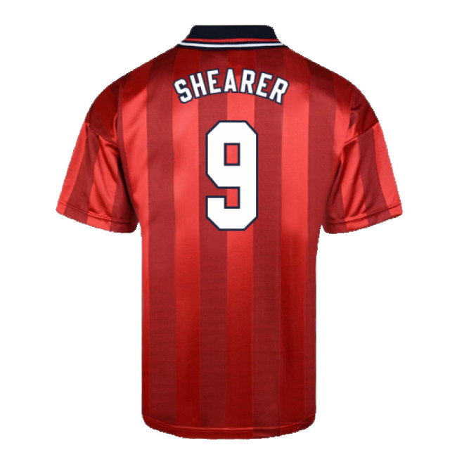Score Draw England 1998 World Cup Finals Away Retro Football Shirt (SHEARER 9)