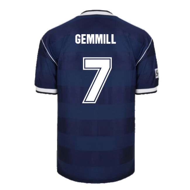 Score Draw Scotland 1986 Retro Football Shirt (GEMMILL 7)