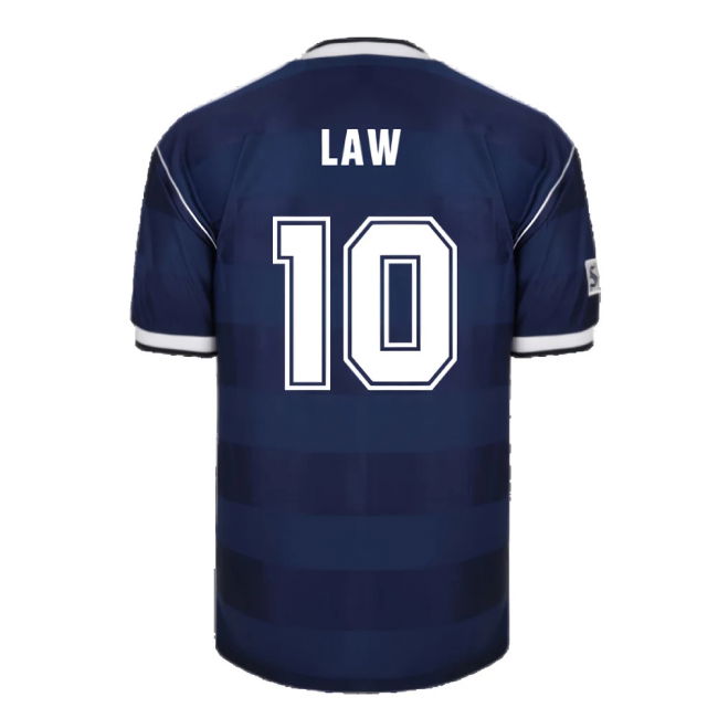 Score Draw Scotland 1986 Retro Football Shirt (LAW 10)