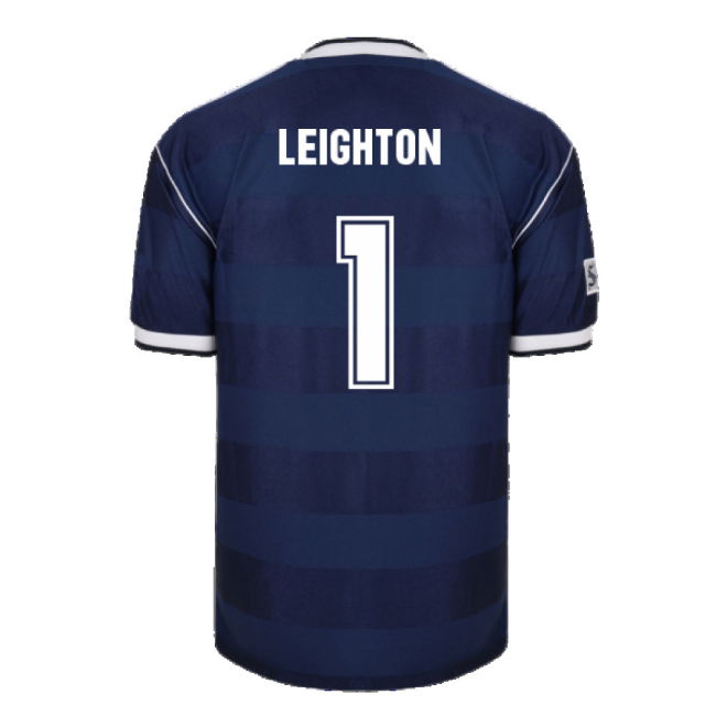 Score Draw Scotland 1986 Retro Football Shirt (Leighton 1)