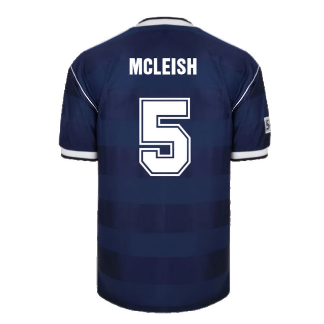 Score Draw Scotland 1986 Retro Football Shirt (MCLEISH 5)