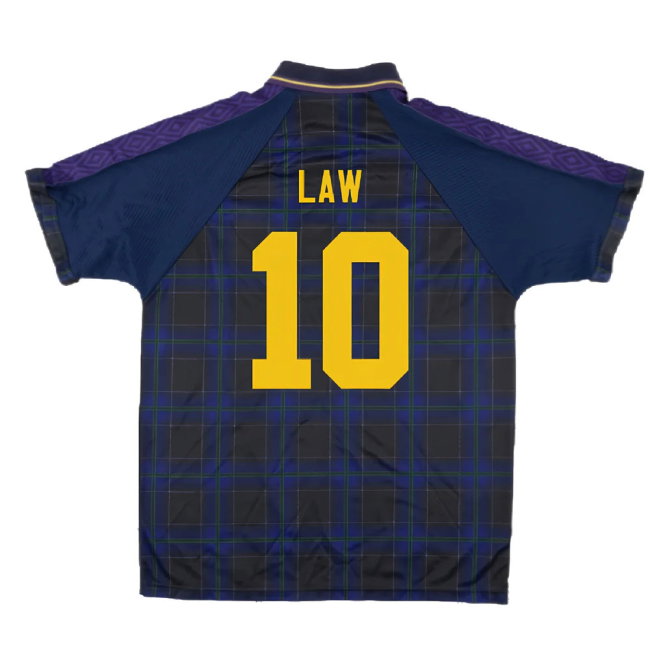 Scotland 1994-96 Home Shirt (Excellent) (Law 10)