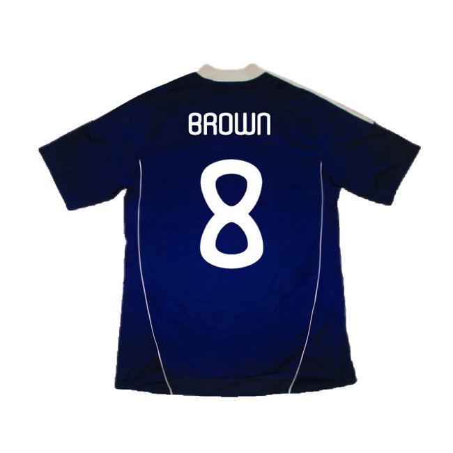 Scotland 2010-11 Home Shirt (Excellent) (Brown 8)