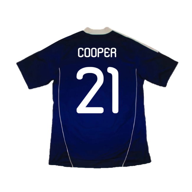 Scotland 2010-11 Home Shirt (Excellent) (Cooper 21)