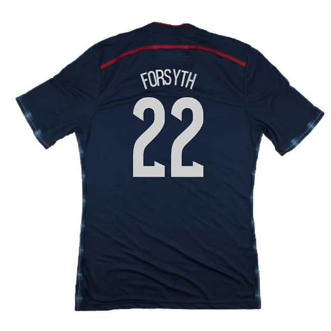 Scotland 2014-15 Player Issue Home Shirt (M) (Excellent) (Forsyth 22)