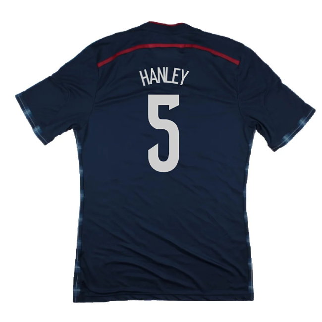Scotland 2014-15 Player Issue Home Shirt (M) (Excellent) (Hanley 5)