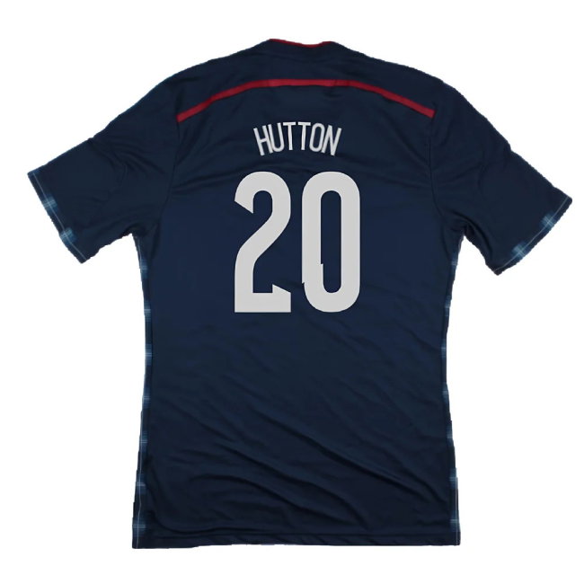Scotland 2014-15 Player Issue Home Shirt (M) (Excellent) (Hutton 20)