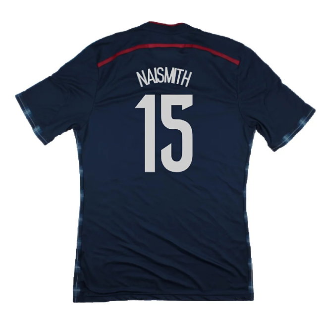 Scotland 2014-15 Player Issue Home Shirt (M) (Excellent) (Naismith 15)