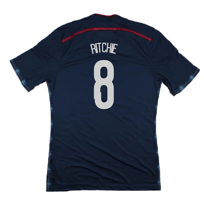 Scotland 2014-15 Player Issue Home Shirt (M) (Excellent) (Ritchie 8)