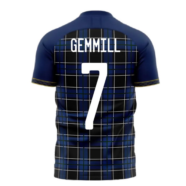 Scotland 2025-2026 Home Concept Football Kit (Libero) (GEMMILL 7)
