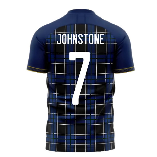 Scotland 2025-2026 Home Concept Football Kit (Libero) (JOHNSTONE 7)