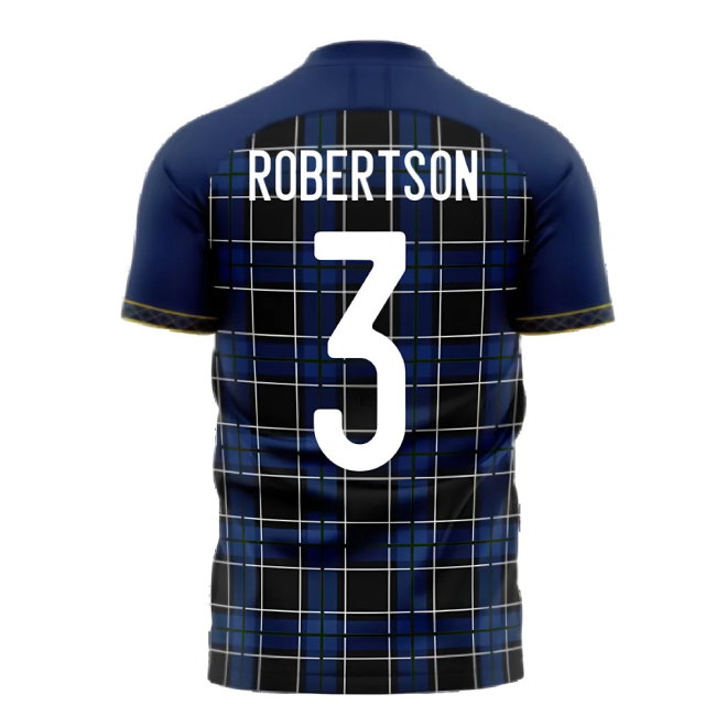 Scotland 2025-2026 Home Concept Football Kit (Libero) (ROBERTSON 3)