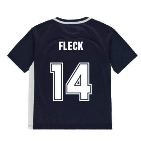 Scotland 2021 Polyester T-Shirt (Navy) - Kids (Fleck 14)