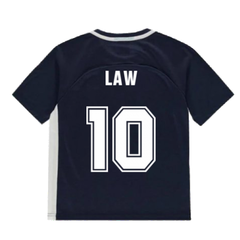 Scotland 2021 Polyester T-Shirt (Navy) - Kids (LAW 10)