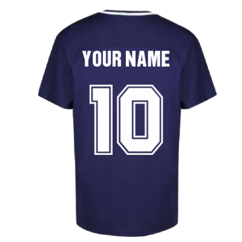 Scotland 2021 Polyester T-Shirt (Navy) (Your Name)
