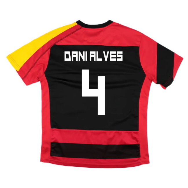 Seville 2009-10 European Away Shirt (L) (Excellent) (DANI ALVES 4)