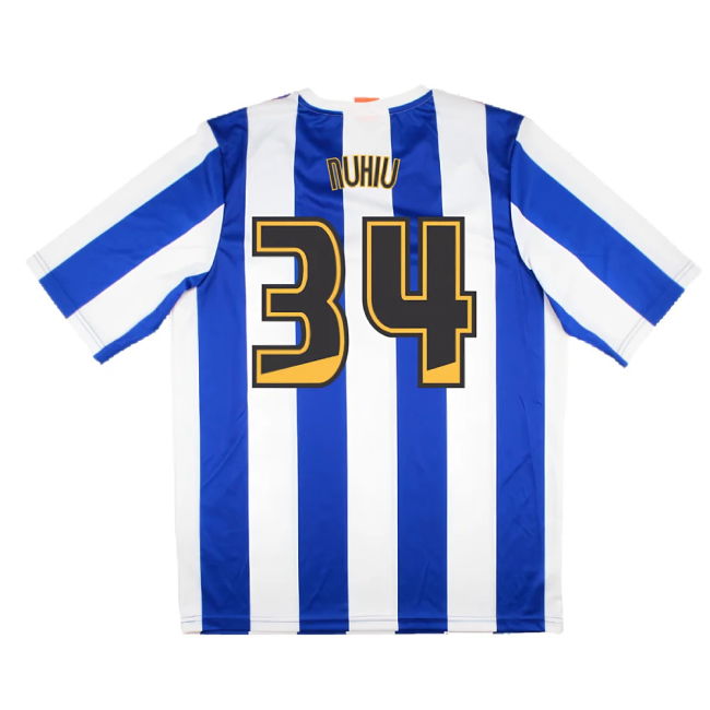 Sheffield Wednesday 2013-14 Home Shirt (Sponsorless) (S) (Excellent) (Nuhiu 34)