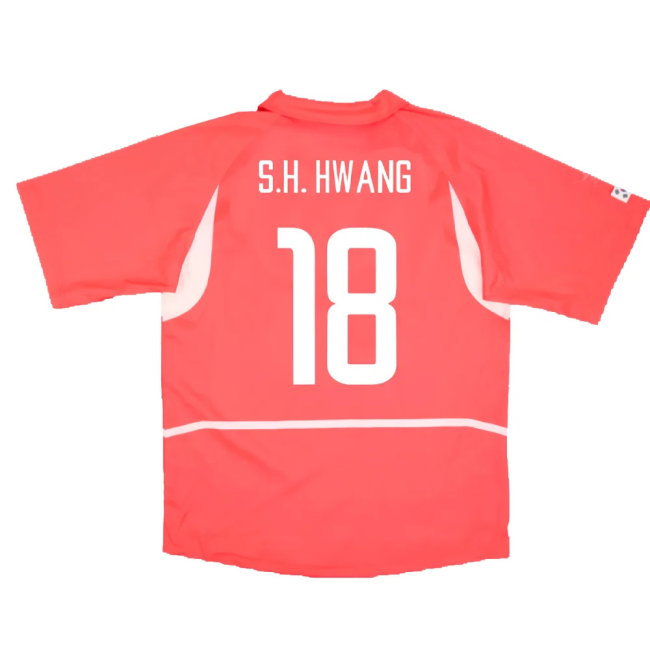South Korea 2002-04 Home (Excellent) (S.H. Hwang 18)